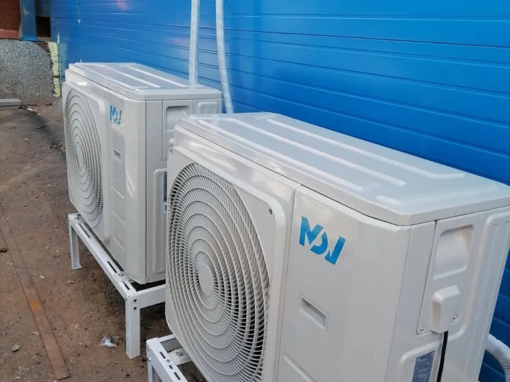 Наружные блоки MDV на стадионе Наружные блоки MDV на стадионе